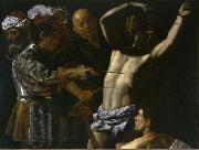 CECCO DEL CARAVAGGIO Martyrdom of Saint Sebastian. oil painting picture wholesale